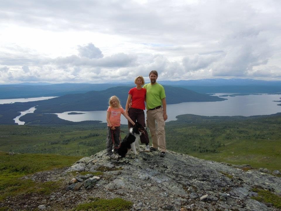 Fjällvandring med barn Gurken