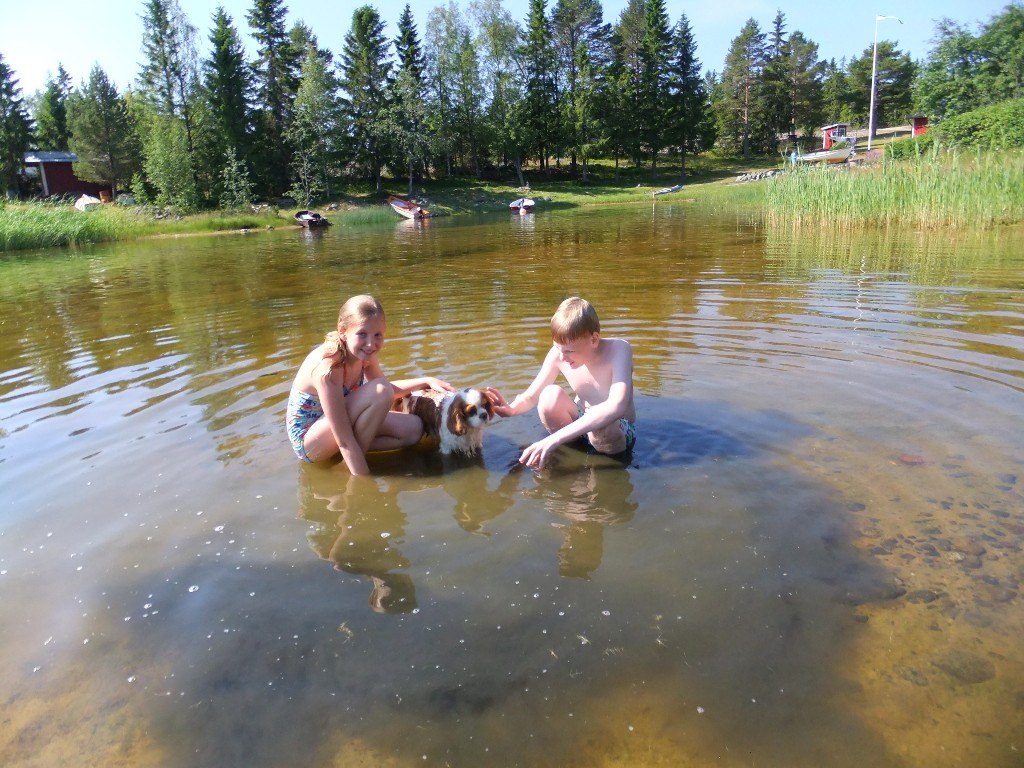 Bad i Laxskärsviken Järnäsklubb